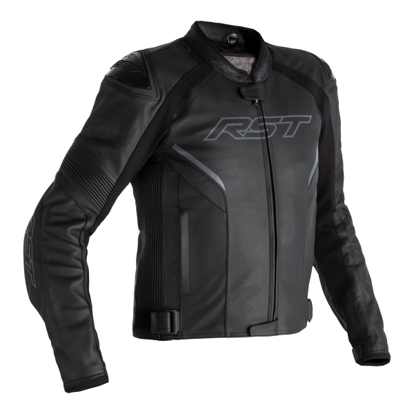 RST RST Sabre Airbag CE Mens Leather Jacket Black
